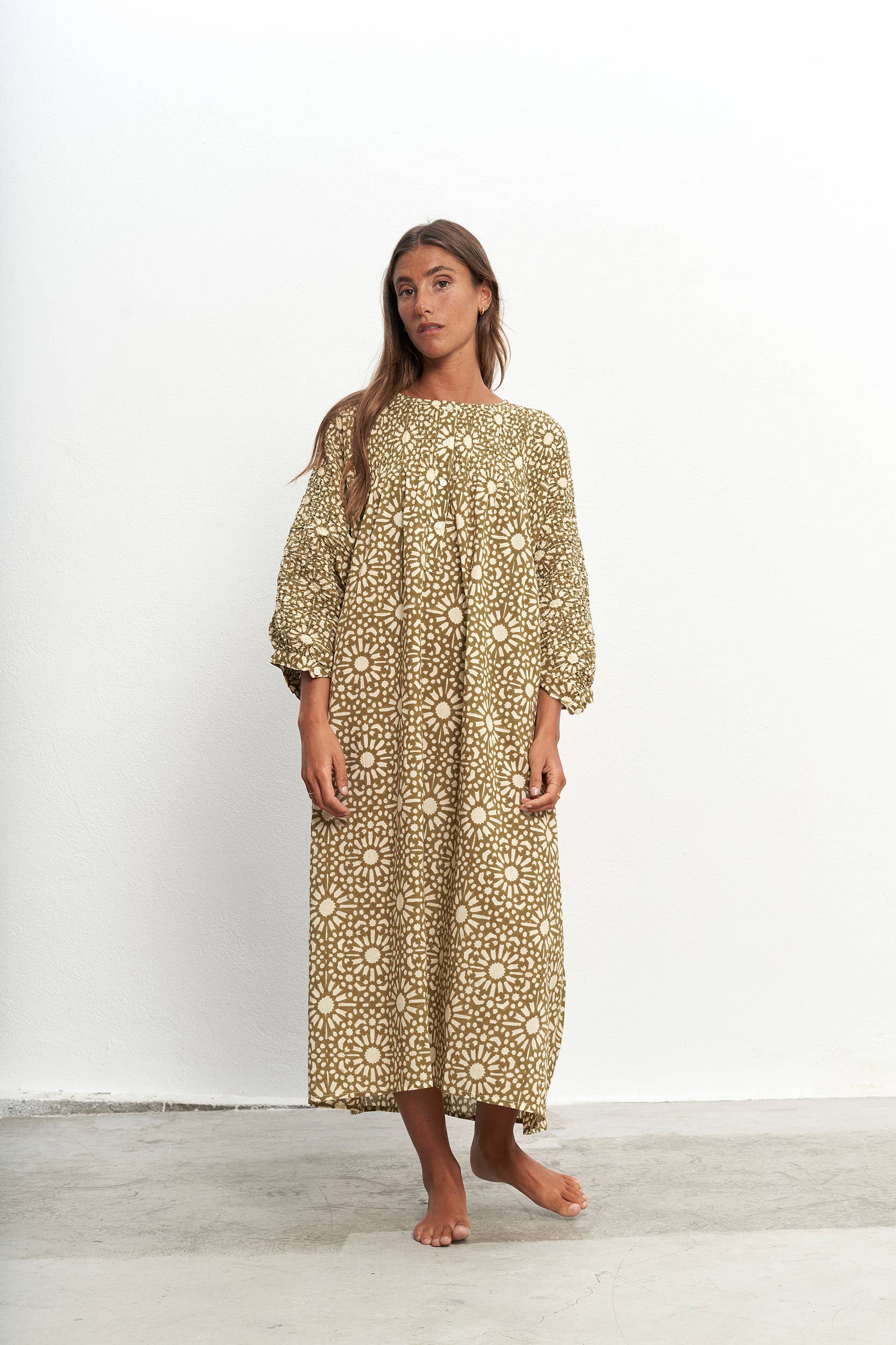 Elena Dress Green