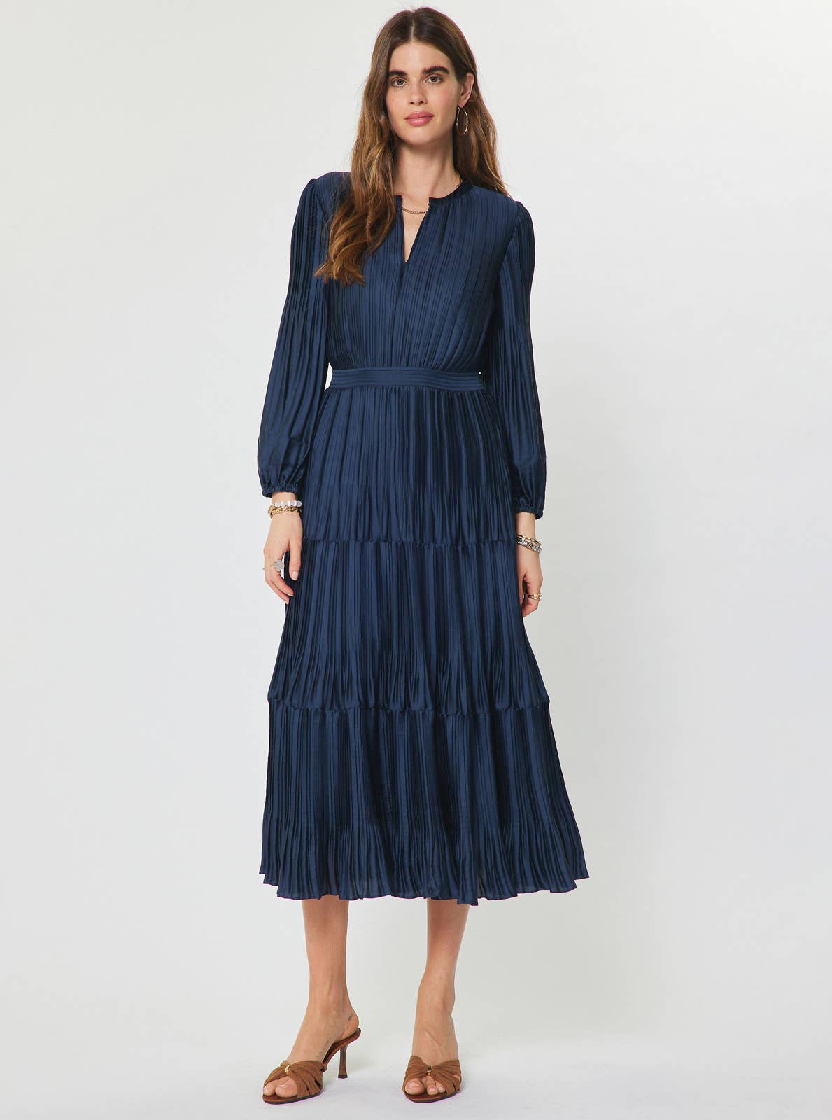 Leonie Pleated Dress