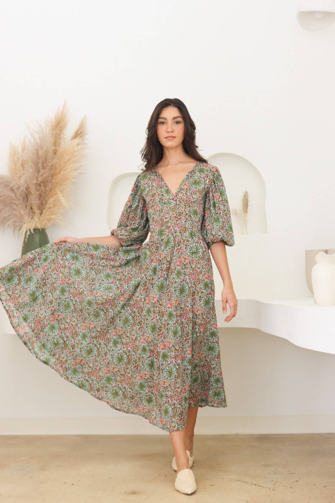 Palm Springs Kaftan Dress