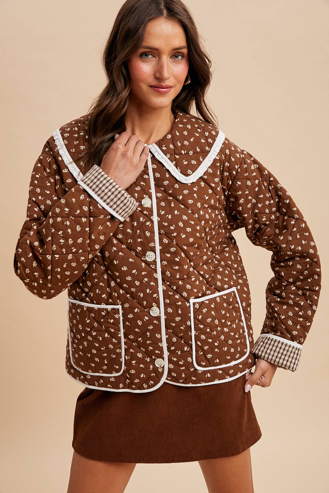 Darling quilted puffer - multi