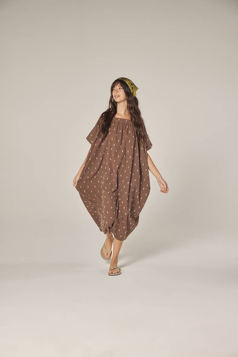 Jacquard pull over dress