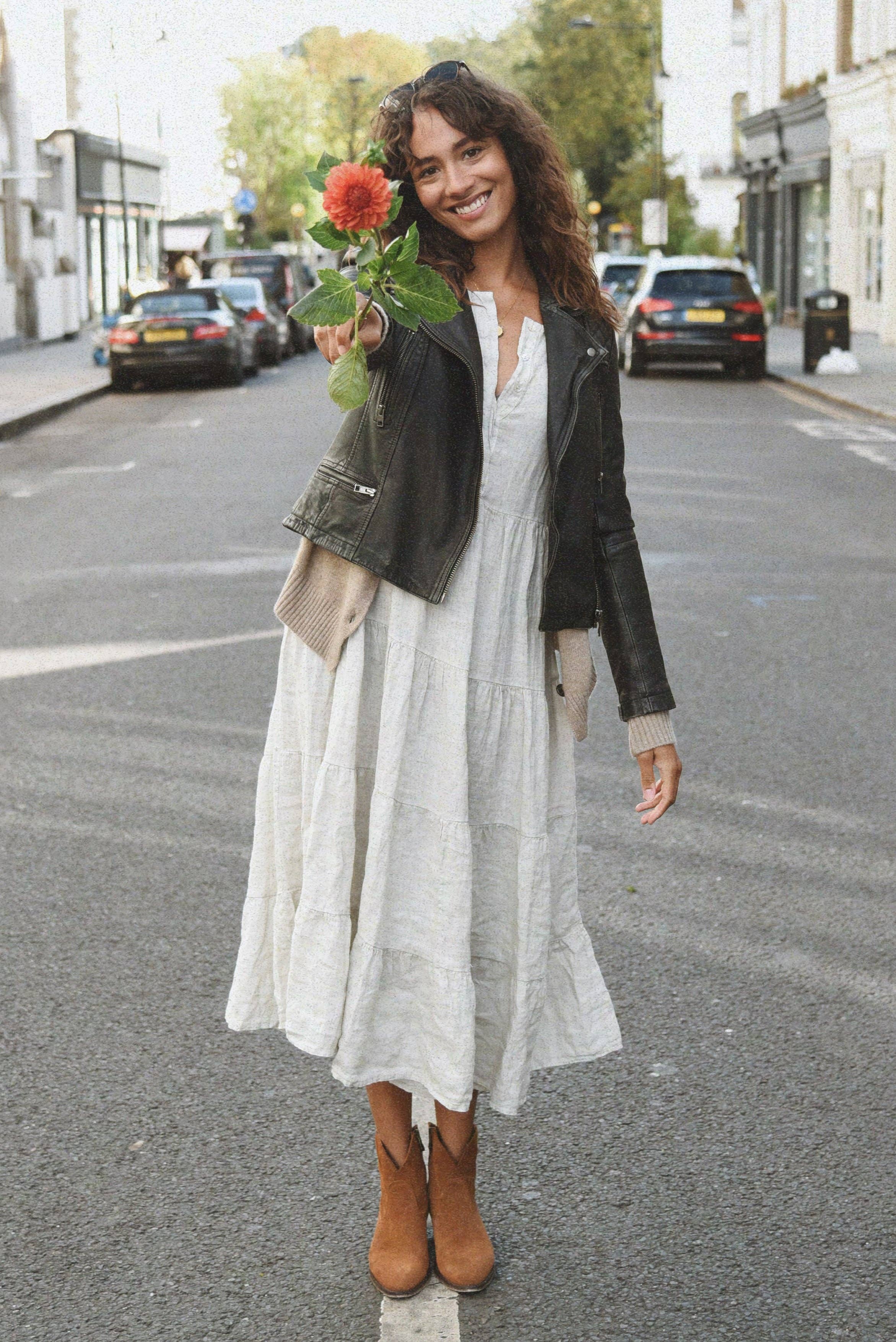 The Mara Dress - Moon
