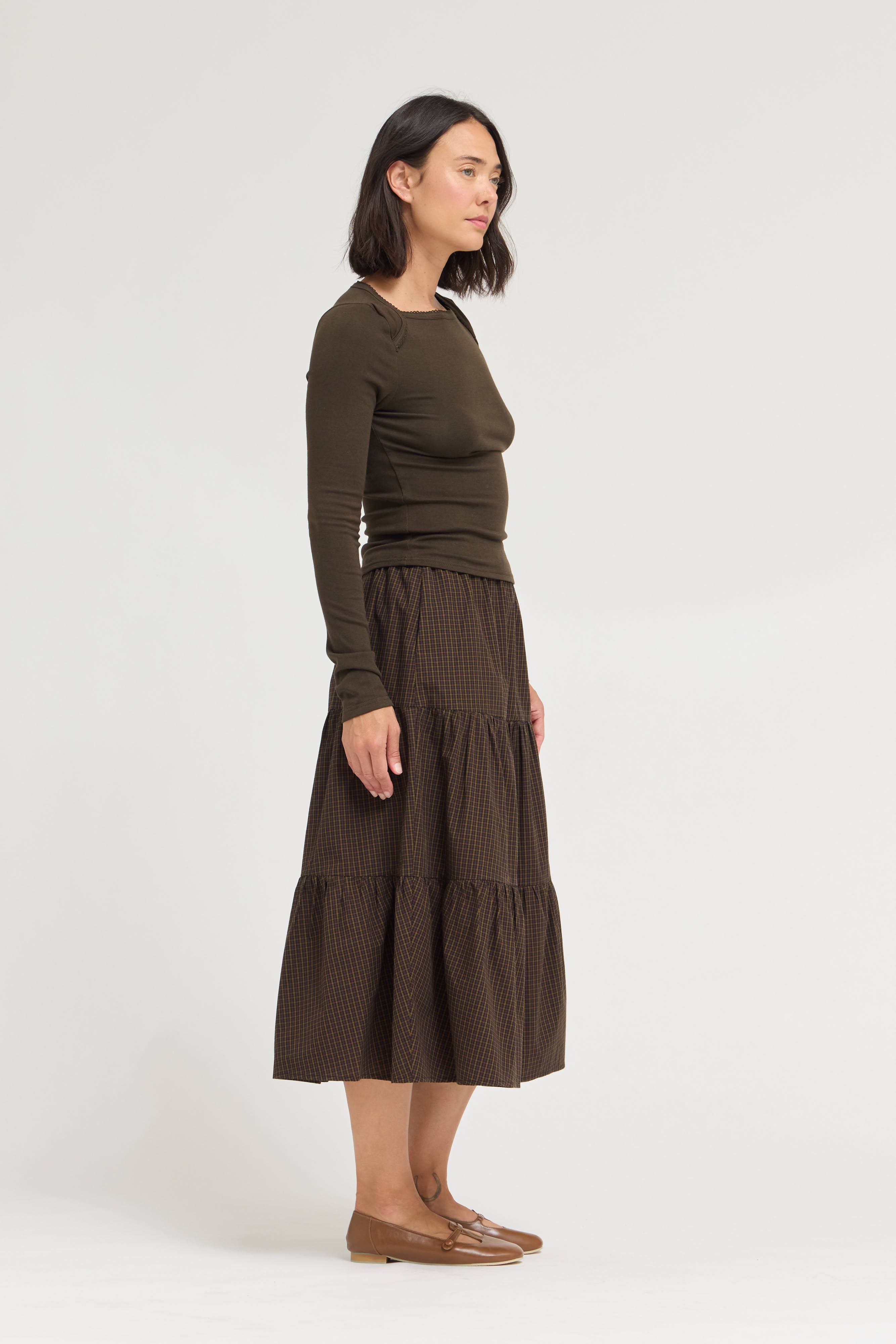 Viv Square Neck Teea