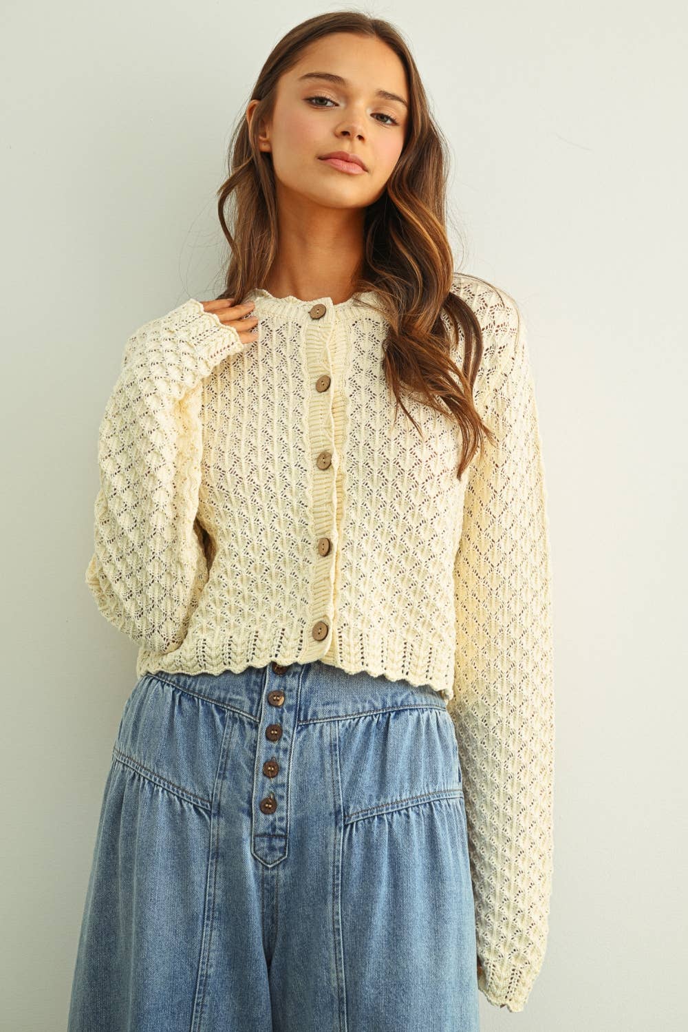 The Scallop Cardigan