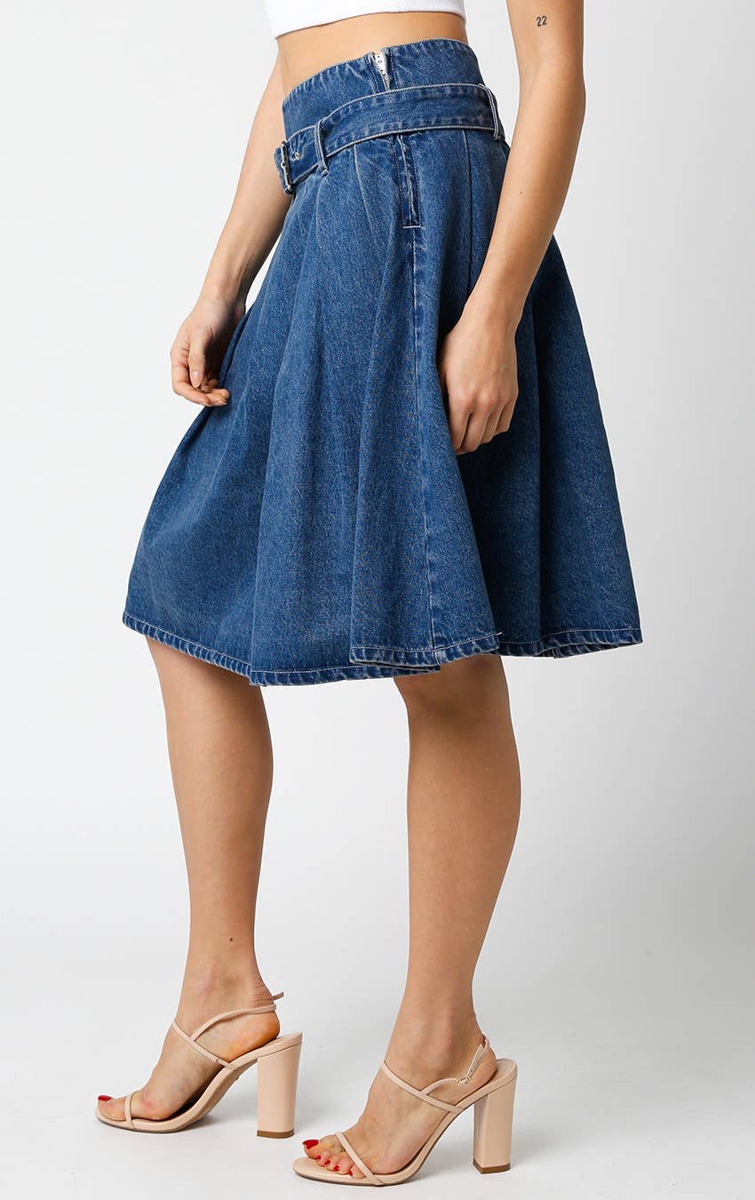 Ingrid Denim Skirt