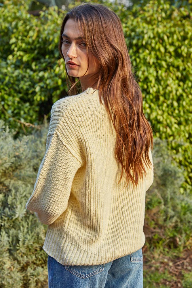 Dusty Knit Sweater - multi