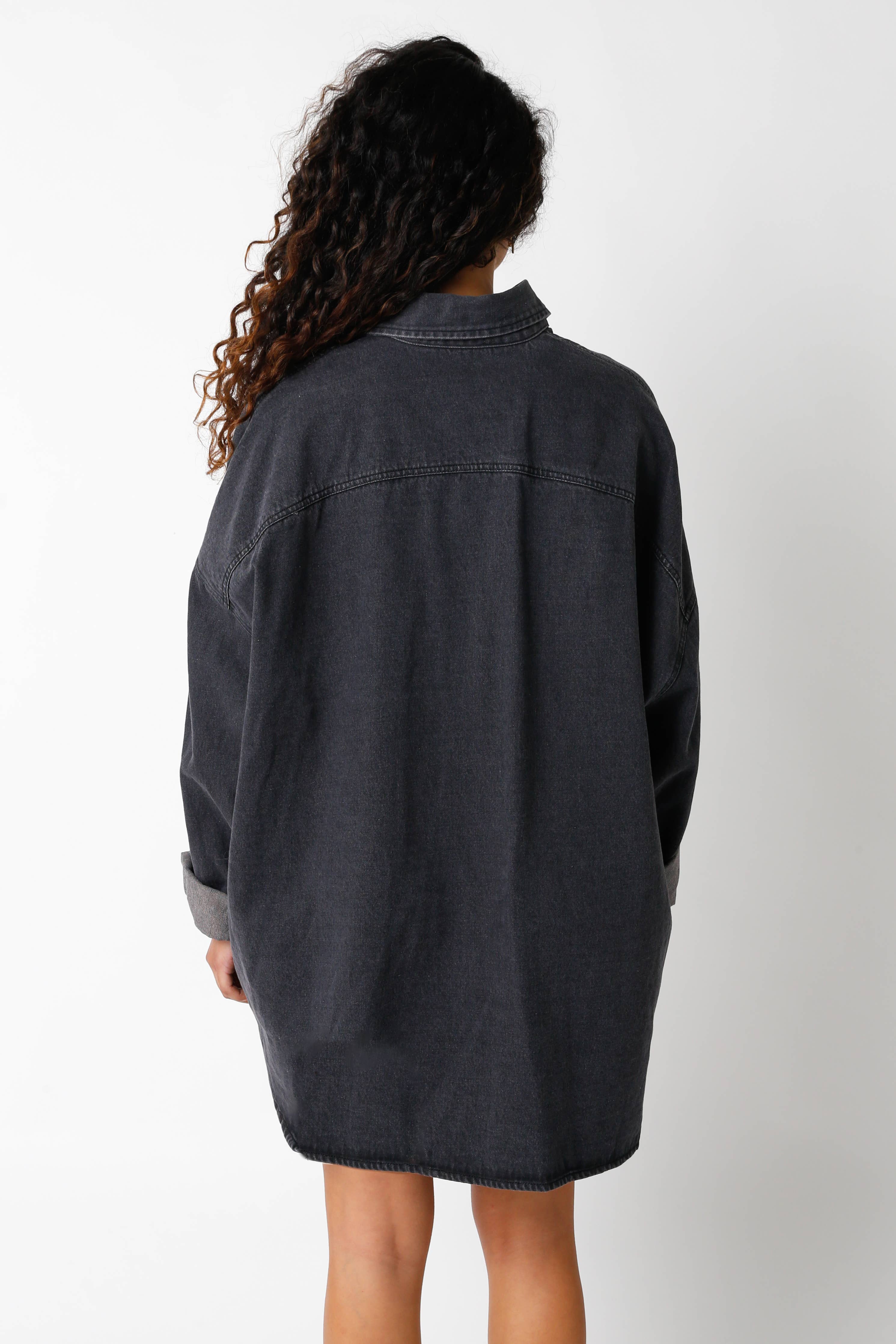 Finley Oversized Denim Shirt - Multi