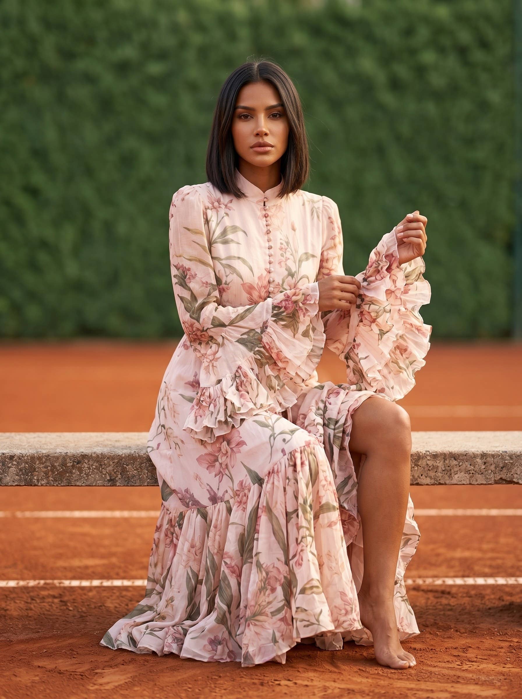 Ethereal Bloom Maxi Dress