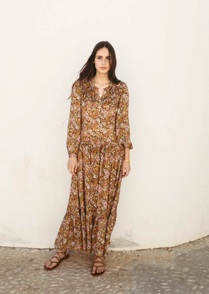 Petra Mustard dress