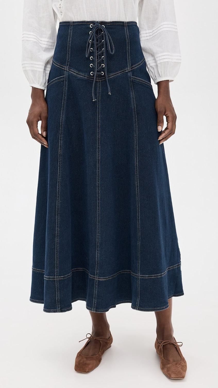 Milan Denim Skirt