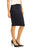 Navy Wax Pencil Skirt Maternity