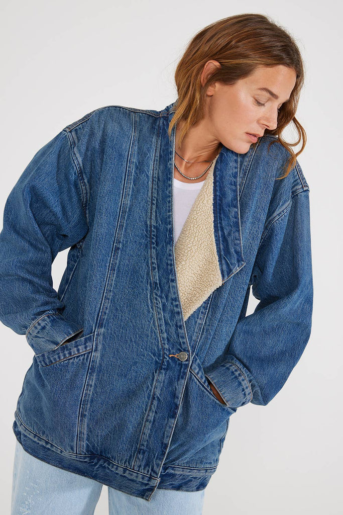 Naima Sherpa-Lined Jacket