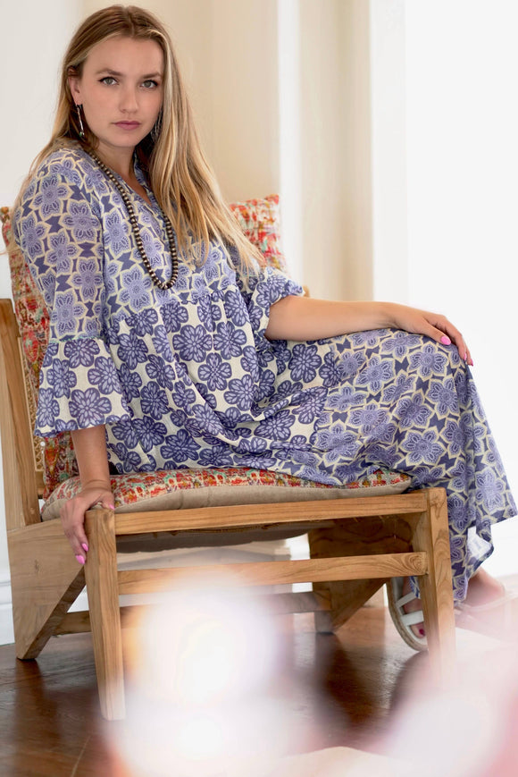 Kiraz Pattern Dress