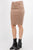 Brown Pencil Skirt