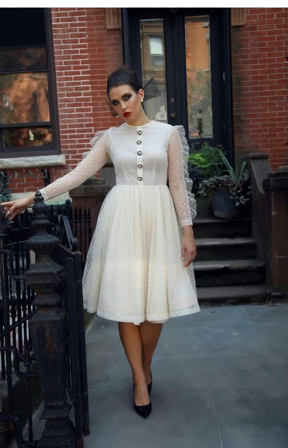 Victoria Dress - Ivory