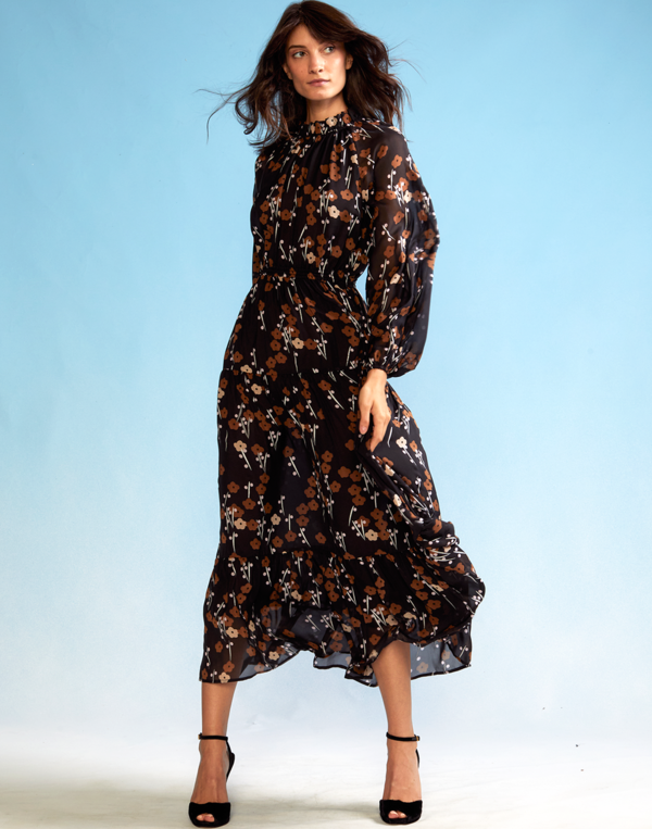 Blossom Silk Dress