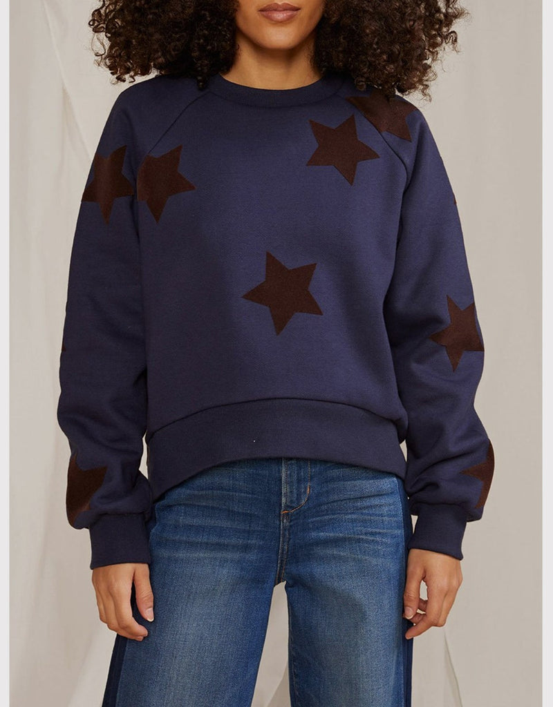 Lucky Stars Flocked Sweatshirt